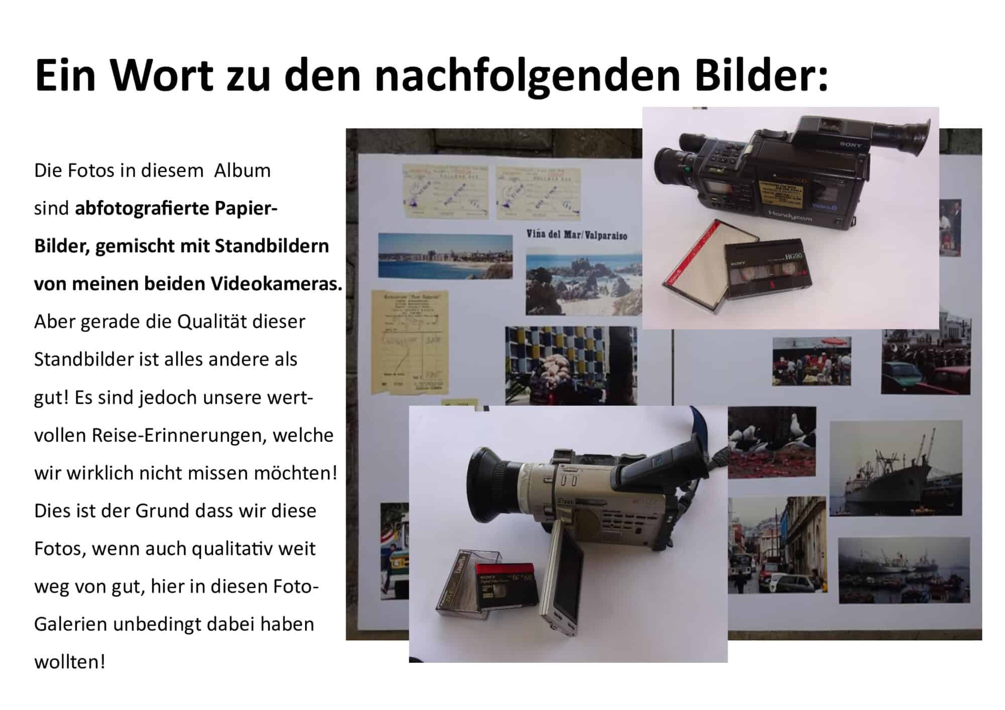 Erklaerungen fuer schlechte Fotos von Papierbilder Video